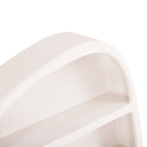 ΡΑΦΙ ΤΟΙΧΟΥ ΣΕΙΡΑ SANTORINI HM18058 MDF ΣΕ ΥΠΟΛΕΥΚΟ ΧΡΩΜΑ 95x18x100Υεκ. - Pakobazaar