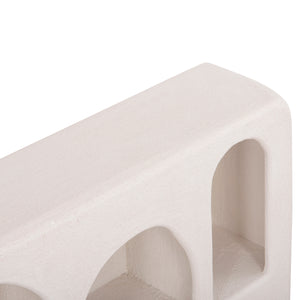 ΡΑΦΙ ΤΟΙΧΟΥ ΣΕΙΡΑ SANTORINI HM18063.01 MDF ΣΕ ΥΠΟΛΕΥΚΟ 120x18x60Υεκ. - Pakobazaar