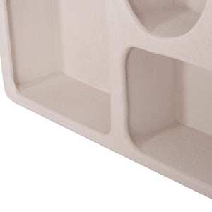 ΡΑΦΙ ΤΟΙΧΟΥ ΣΕΙΡΑ SANTORINI HM18063.01 MDF ΣΕ ΥΠΟΛΕΥΚΟ 120x18x60Υεκ. - Pakobazaar