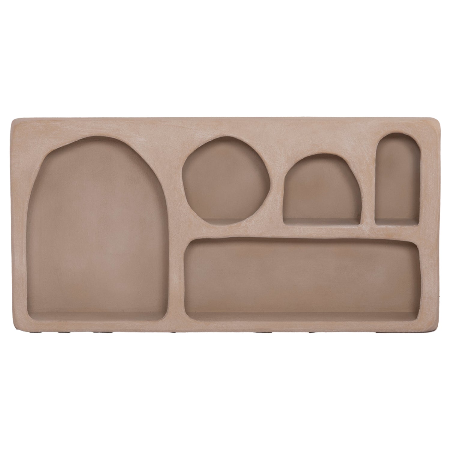 ΡΑΦΙ ΤΟΙΧΟΥ ΣΕΙΡΑ SANTORINI HM18063.02 MDF ΣΕ ΚΑΦΕ 120x18x60Υεκ. - Pakobazaar