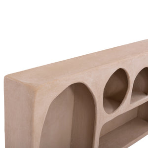 ΡΑΦΙ ΤΟΙΧΟΥ ΣΕΙΡΑ SANTORINI HM18063.02 MDF ΣΕ ΚΑΦΕ 120x18x60Υεκ. - Pakobazaar