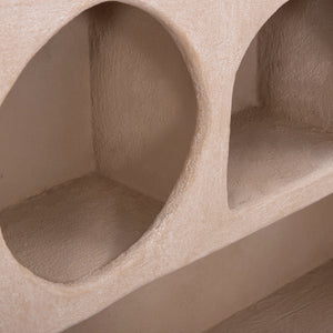 ΡΑΦΙ ΤΟΙΧΟΥ ΣΕΙΡΑ SANTORINI HM18063.02 MDF ΣΕ ΚΑΦΕ 120x18x60Υεκ. - Pakobazaar