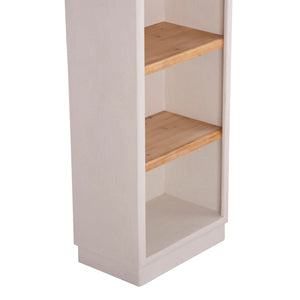 ΡΑΦΙΕΡΑ ΣΕΙΡΑ SANTORINI HM18045 MDF ΥΠΟΛΕΥΚΟ-ΡΑΦΙΑ ΞΥΛΟ ΕΛΑΤΟΥ ΦΥΣΙΚΟ 60x38,5x179Υεκ. - Pakobazaar