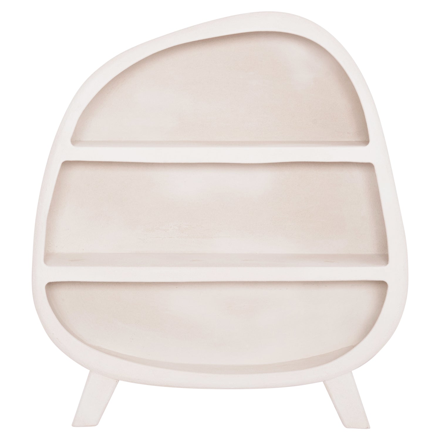 ΡΑΦΙΕΡΑ ΣΕΙΡΑ SANTORINI HM18060.01 MDF ΣΕ ΥΠΟΛΕΥΚΟ ΧΡΩΜΑ 120x38x133Υεκ. - Pakobazaar