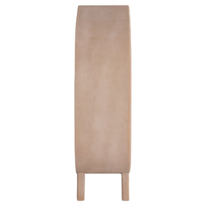 ΡΑΦΙΕΡΑ ΣΕΙΡΑ SANTORINI HM18060.02 MDF ΣΕ ΚΑΦΕ ΧΡΩΜΑ 120x38x133Υεκ. - Pakobazaar