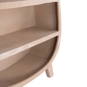 ΡΑΦΙΕΡΑ ΣΕΙΡΑ SANTORINI HM18060.02 MDF ΣΕ ΚΑΦΕ ΧΡΩΜΑ 120x38x133Υεκ. - Pakobazaar