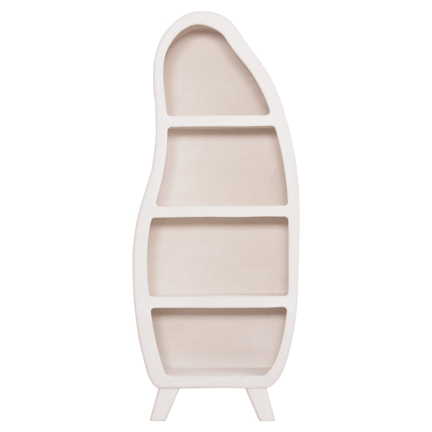 ΡΑΦΙΕΡΑ ΣΕΙΡΑ SANTORINI HM18067 MDF ΣΕ ΥΠΟΛΕΥΚΟ ΧΡΩΜΑ 80x38x196Υεκ. - Pakobazaar