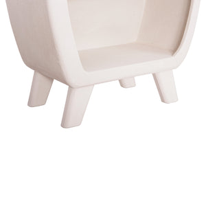 ΡΑΦΙΕΡΑ ΣΕΙΡΑ SANTORINI HM18067 MDF ΣΕ ΥΠΟΛΕΥΚΟ ΧΡΩΜΑ 80x38x196Υεκ. - Pakobazaar