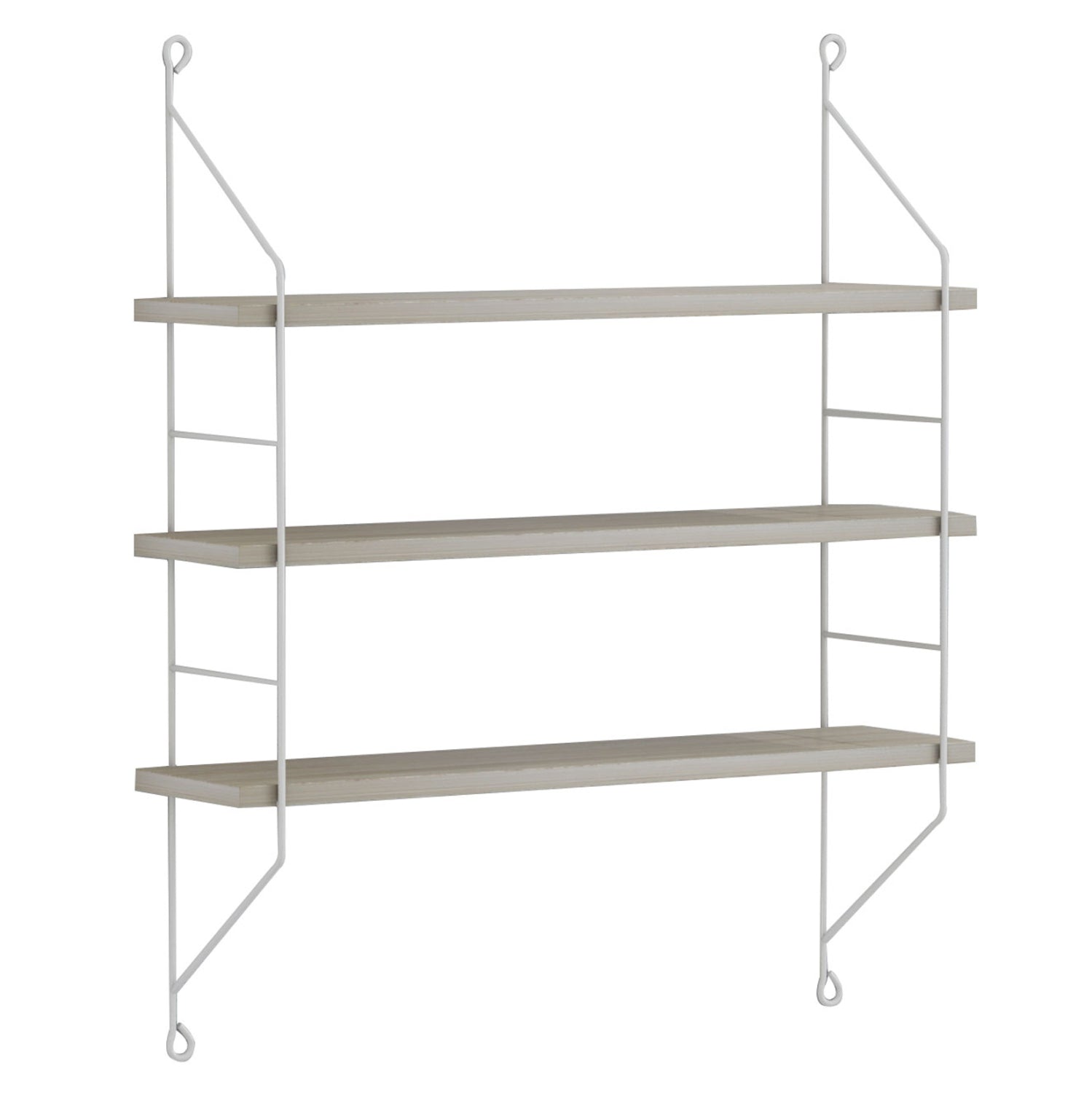 ΡΑΦΙΕΡΑ ΤΟΙΧΟΥ ACHALA ΜΕΛΑΜΙΝΗΣ HM9185.14 SONOMA 60x15x68Y εκ. - Pakobazaar