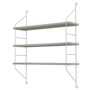 ΡΑΦΙΕΡΑ ΤΟΙΧΟΥ ACHALA ΜΕΛΑΜΙΝΗΣ HM9185.14 SONOMA 60x15x68Y εκ. - Pakobazaar