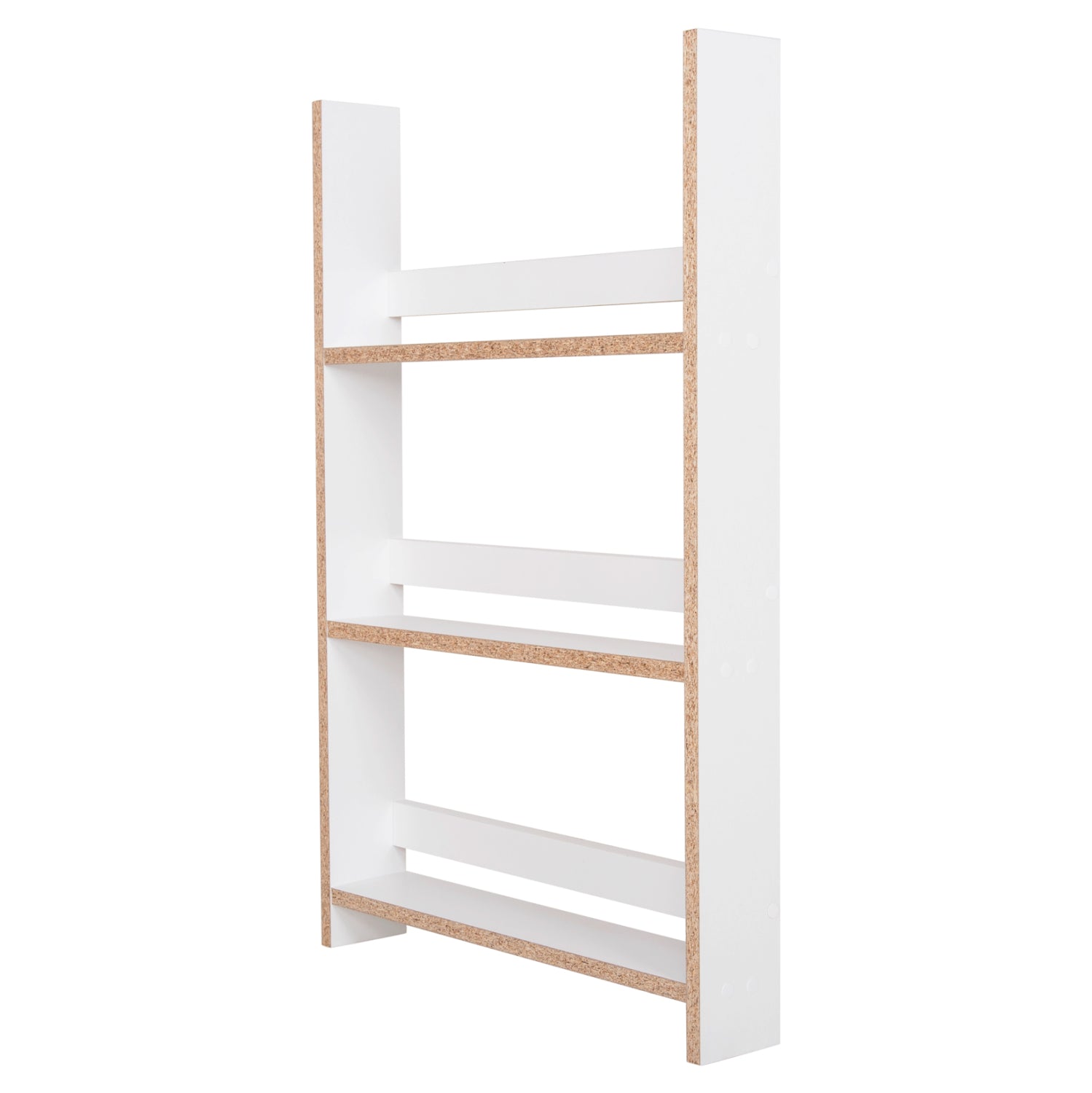 ΡΑΦΙΕΡΑ ΤΟΙΧΟΥ SANI HM18223.01 ΜΕΛΑΜΙΝΗ ΣΕ ΛΕΥΚΟ 60x10x90Υεκ. (3 ΡΑΦΙΑ) - Pakobazaar