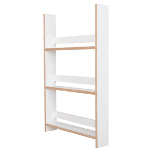 ΡΑΦΙΕΡΑ ΤΟΙΧΟΥ SANI HM18223.01 ΜΕΛΑΜΙΝΗ ΣΕ ΛΕΥΚΟ 60x10x90Υεκ. (3 ΡΑΦΙΑ) - Pakobazaar