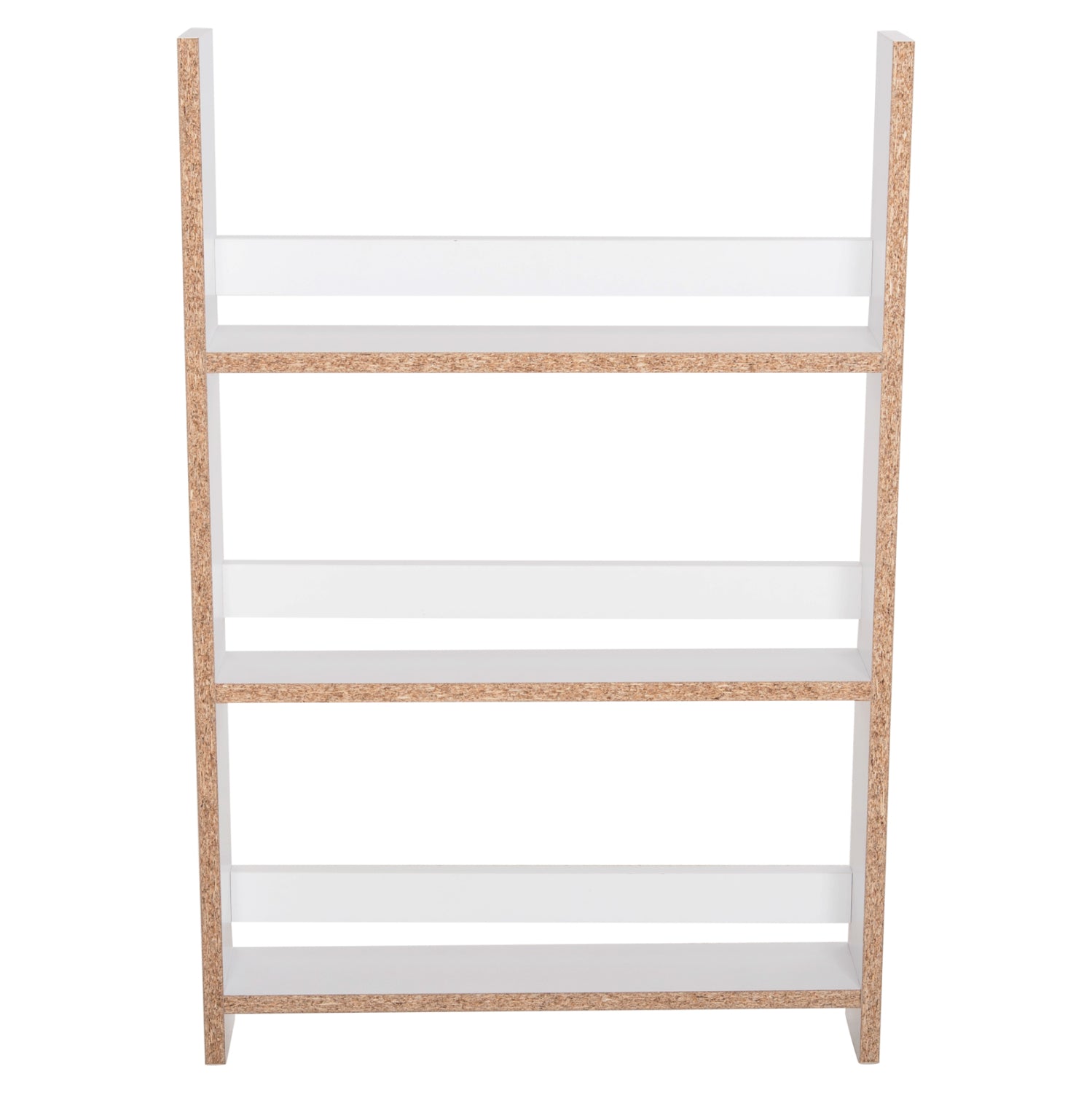 ΡΑΦΙΕΡΑ ΤΟΙΧΟΥ SANI HM18223.01 ΜΕΛΑΜΙΝΗ ΣΕ ΛΕΥΚΟ 60x10x90Υεκ. (3 ΡΑΦΙΑ) - Pakobazaar