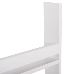 ΡΑΦΙΕΡΑ ΤΟΙΧΟΥ SANI HM18223.01 ΜΕΛΑΜΙΝΗ ΣΕ ΛΕΥΚΟ 60x10x90Υεκ. (3 ΡΑΦΙΑ) - Pakobazaar