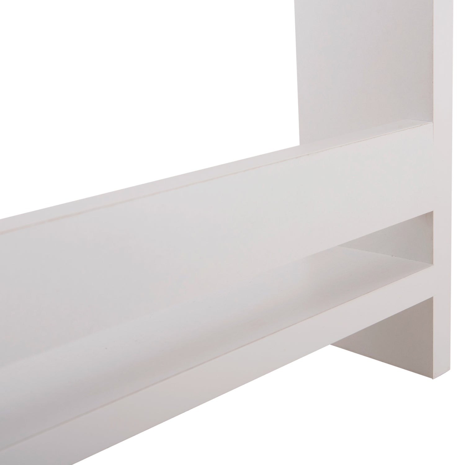ΡΑΦΙΕΡΑ ΤΟΙΧΟΥ SANI HM18223.01 ΜΕΛΑΜΙΝΗ ΣΕ ΛΕΥΚΟ 60x10x90Υεκ. (3 ΡΑΦΙΑ) - Pakobazaar