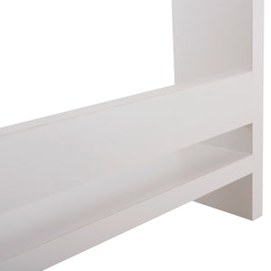 ΡΑΦΙΕΡΑ ΤΟΙΧΟΥ SANI HM18223.01 ΜΕΛΑΜΙΝΗ ΣΕ ΛΕΥΚΟ 60x10x90Υεκ. (3 ΡΑΦΙΑ) - Pakobazaar