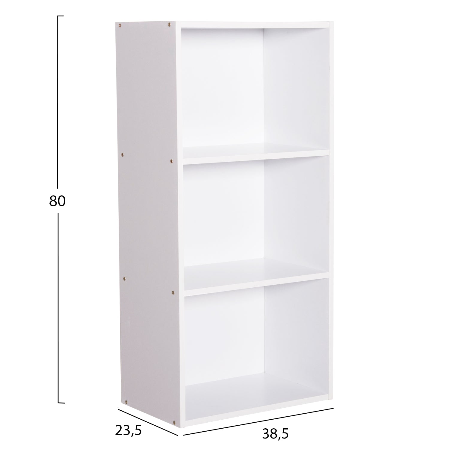 ΡΑΦΙΕΡΑ ΤΟΙΧΟΥ CUBICON HM9941.01 ΛΕΥΚΗ ΜΕΛΑΜΙΝΗ 38,5x23,5x80Υεκ. - Pakobazaar