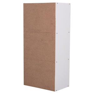 ΡΑΦΙΕΡΑ ΤΟΙΧΟΥ CUBICON HM9941.01 ΛΕΥΚΗ ΜΕΛΑΜΙΝΗ 38,5x23,5x80Υεκ. - Pakobazaar