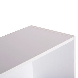 ΡΑΦΙΕΡΑ ΤΟΙΧΟΥ CUBICON HM9941.01 ΛΕΥΚΗ ΜΕΛΑΜΙΝΗ 38,5x23,5x80Υεκ. - Pakobazaar