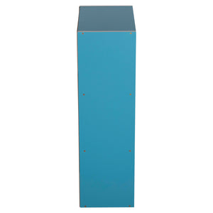 ΡΑΦΙΕΡΑ ΤΟΙΧΟΥ CUBICON HM9941.05 ΜΠΛΕ-ΛΕΥΚΗ ΜΕΛΑΜΙΝΗ 38,5x23,5x80Υεκ. - Pakobazaar