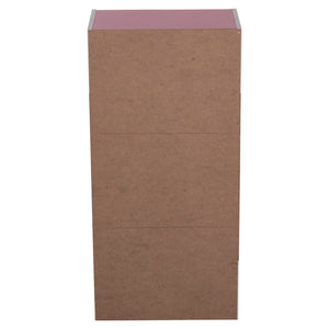 ΡΑΦΙΕΡΑ ΤΟΙΧΟΥ CUBICON HM9941.06 ΡΟΖ-ΛΕΥΚΗ ΜΕΛΑΜΙΝΗ 38,5x23,5x80Υεκ. - Pakobazaar