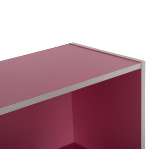 ΡΑΦΙΕΡΑ ΤΟΙΧΟΥ CUBICON HM9941.06 ΡΟΖ-ΛΕΥΚΗ ΜΕΛΑΜΙΝΗ 38,5x23,5x80Υεκ. - Pakobazaar