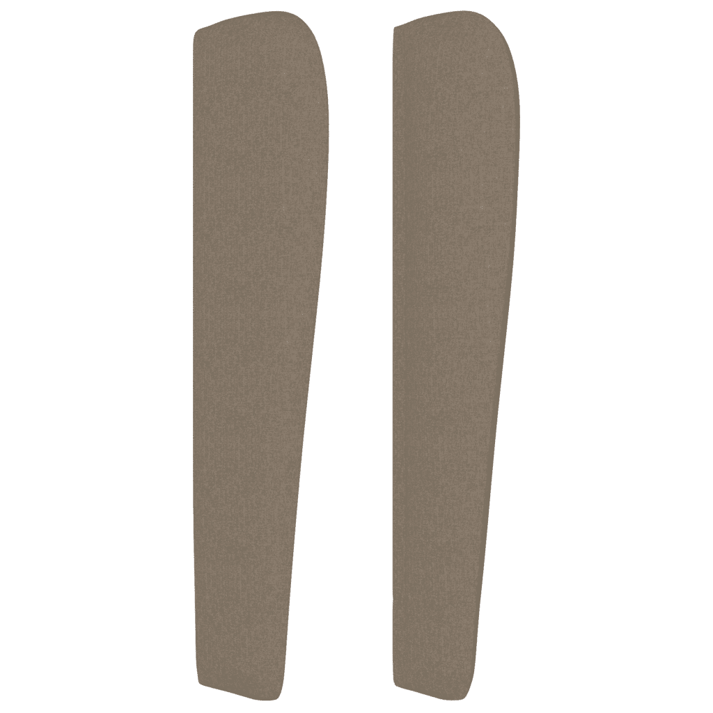 Κρεβάτι Boxspring με Στρώμα Taupe 140x200 εκ. Υφασμάτινο