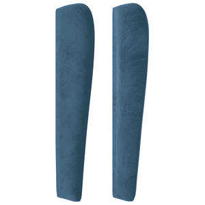 Κρεβάτι Boxspring με Στρώμα Σκούρο Μπλε 180x200 εκ. Βελούδινο