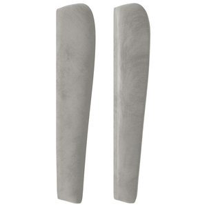 Κρεβάτι Boxspring με Στρώμα Ανοιχτό Γκρι 90x200 εκ. Βελούδινο - Pakobazaar