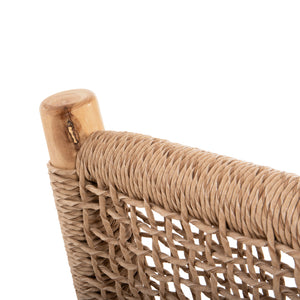 ΣΑΛΟΝΙ ΕΞΩΤ. ΧΩΡΟΥ 4ΤΜΧ LONDER HM11957 ΜΑΣΙΦ TEAK-ΣΥΝΘ.RATTAN-ΦΥΣΙΚΟ - Pakobazaar