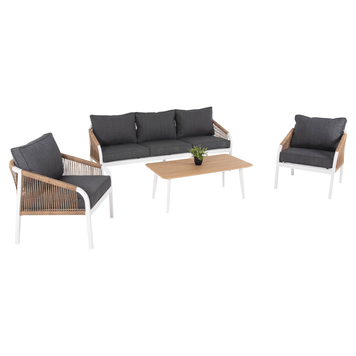 ΣΑΛΟΝΙ ΕΞΩΤ.ΧΩΡΟΥ 4ΤΜΧ MAERLY HM6056.01 ΑΛΟΥΜΙΝΙΟ ΛΕΥΚΟ-ΣΥΝΘ.ΣΧΟΙΝΙ-ΑΝΘΡΑΚΙ ΜΑΞΙΛΑΡΙΑ - Pakobazaar