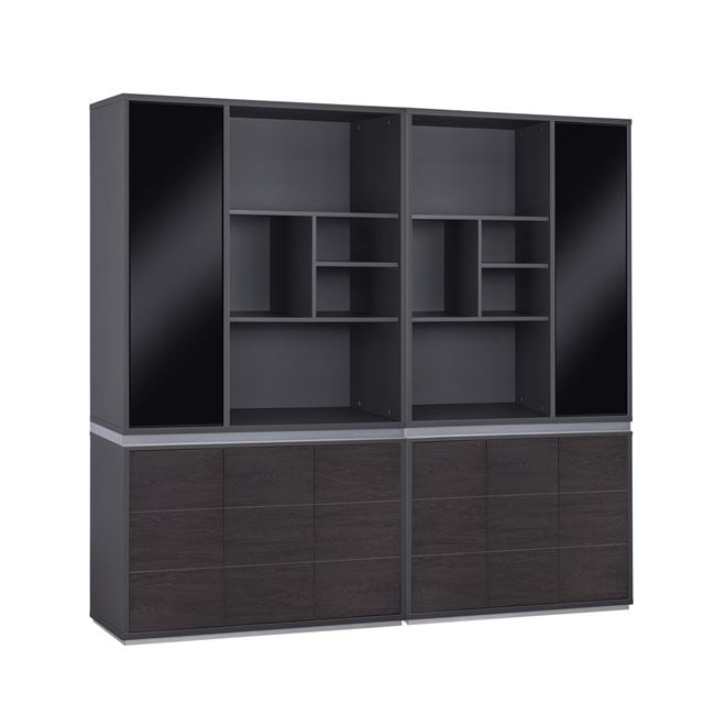 ΣΕΤ 2 ΤΜΧ ΒΙΒΛΙΟΘΗΚΗ ΓΡΑΦΕΙΟΥ ΕΠΑΓΓΕΛΜΑΤΙΚΗ ROSEWOOD HM11199 - Pakobazaar