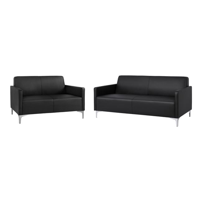 ΣΕΤ 2 ΤΜΧ ΚΑΝΑΠΕΣ 3ΘΕΣΙΟΣ ΚΑΙ 2ΘΕΣΙΟΣ NELLIE HM11274.01 ΜΑΥΡΟ ΧΡΩΜΑ - Pakobazaar