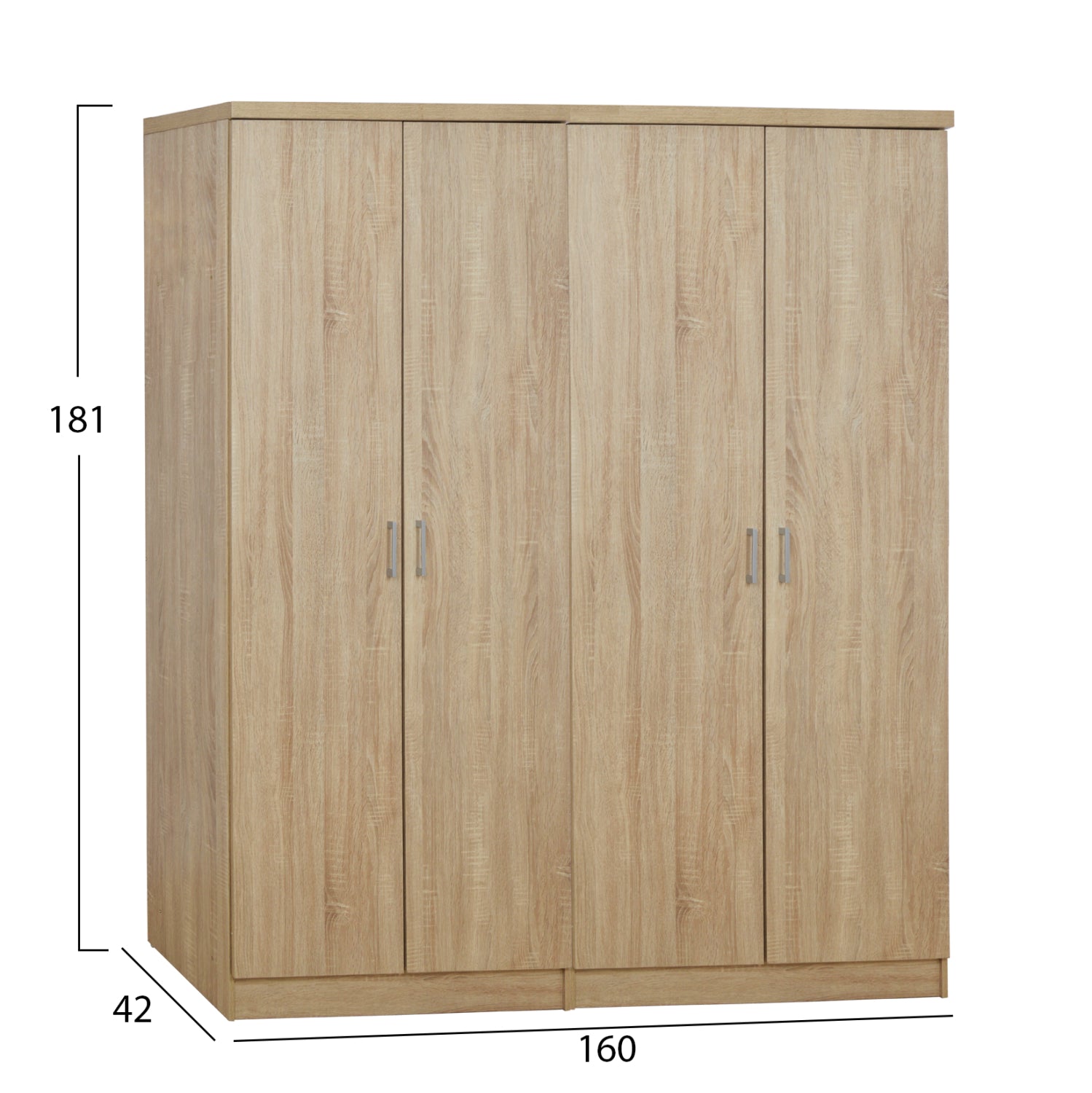 ΣΕΤ 2 ΤΜΧ ΝΤΟΥΛΑΠΑ 4ΦΥΛΛΗ SONAMA 160X42X181 HM11350.02 - Pakobazaar