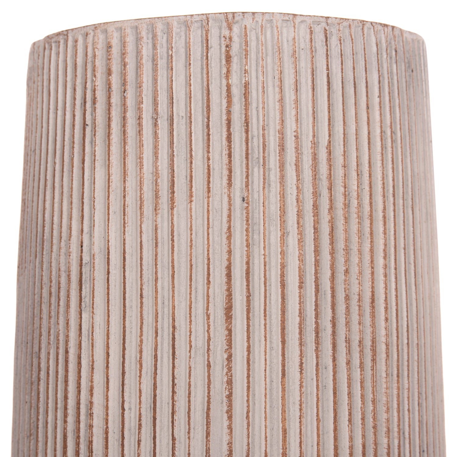 ΣΕΤ 2ΤΜΧ ΓΛΑΣΤΡΕΣ ΚΥΛΙΝΔΡΟΙ ΣΕΙΡΑ GARDENER HM4727 FIBERCLAY-ΧΡΩΜΑ CEMENT Φ35x64Υεκ