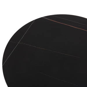 ΣΕΤ 2ΤΜΧ ΤΡΑΠΕΖΙΑ ΣΑΛΟΝΙΟΥ DUNCAN HM21081 MDF ΚΑΙ ΚΕΡΑΜΙΚΟ TOP Φ80εκ & Φ45εκ - Pakobazaar