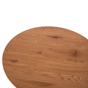 ΣΕΤ 2ΤΜΧ ΤΡΑΠΕΖΙΑ ΣΑΛΟΝΙΟΥ TALBERT HM21083 MDF ΦΥΣΙΚΟ ΞΥΛΟΥ Φ80εκ & Φ45εκ - Pakobazaar