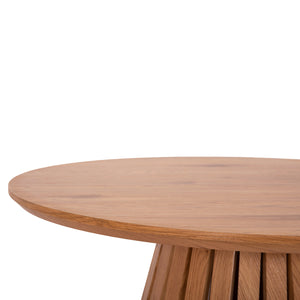 ΣΕΤ 2ΤΜΧ ΤΡΑΠΕΖΙΑ ΣΑΛΟΝΙΟΥ TALBERT HM21083 MDF ΦΥΣΙΚΟ ΞΥΛΟΥ Φ80εκ & Φ45εκ - Pakobazaar
