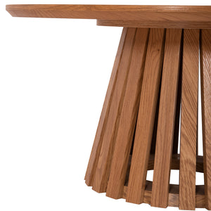 ΣΕΤ 2ΤΜΧ ΤΡΑΠΕΖΙΑ ΣΑΛΟΝΙΟΥ TALBERT HM21083 MDF ΦΥΣΙΚΟ ΞΥΛΟΥ Φ80εκ & Φ45εκ - Pakobazaar