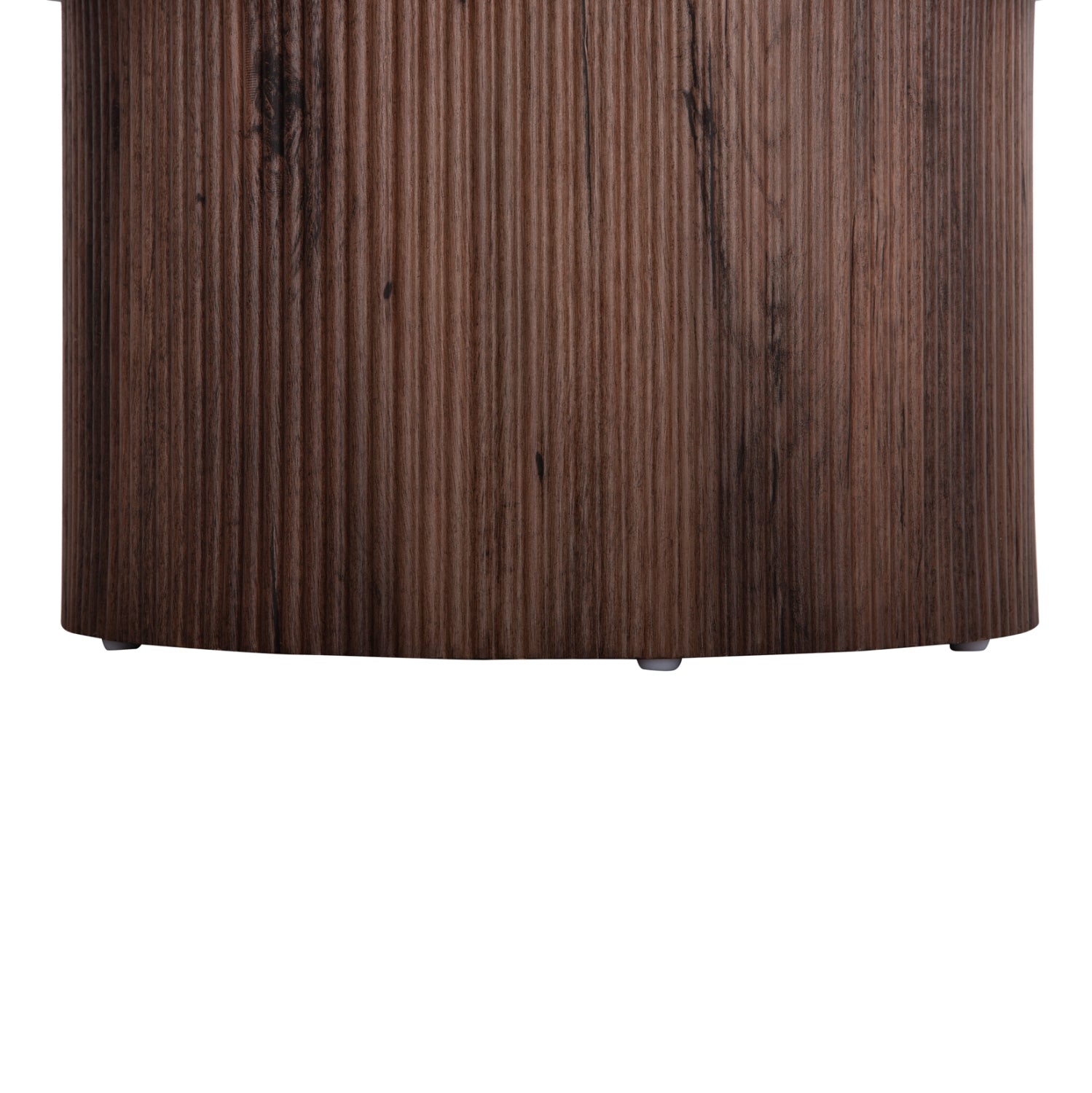 ΣΕΤ 2ΤΜΧ ΤΡΑΠΕΖΙΑ ΣΑΛΟΝΙΟΥ MARGON HM21084 MDF ΣΚΟΥΡΟ ΚΑΦΕ Φ80εκ & Φ45εκ - Pakobazaar