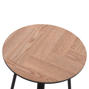 ΣΕΤ 2ΤΜΧ ΤΡΑΠΕΖΙΑ ΣΑΛΟΝΙΟΥ NORTON HM21088 MDF-ΜΕΤΑΛΛΟ Φ80εκ & Φ45εκ - Pakobazaar