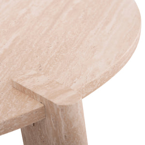 ΣΕΤ 2ΤΜΧ ΤΡΑΠΕΖΙΑ ΣΑΛΟΝΙΟΥ EQUIL HM9943.01 MDF ΜΕ ΜΕΛΑΜΙΝΗ-ΦΥΣΙΚΟ 66x66εκ + 87x87εκ - Pakobazaar