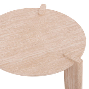 ΣΕΤ 2ΤΜΧ ΤΡΑΠΕΖΙΑ ΣΑΛΟΝΙΟΥ EQUIL HM9943.01 MDF ΜΕ ΜΕΛΑΜΙΝΗ-ΦΥΣΙΚΟ 66x66εκ + 87x87εκ - Pakobazaar