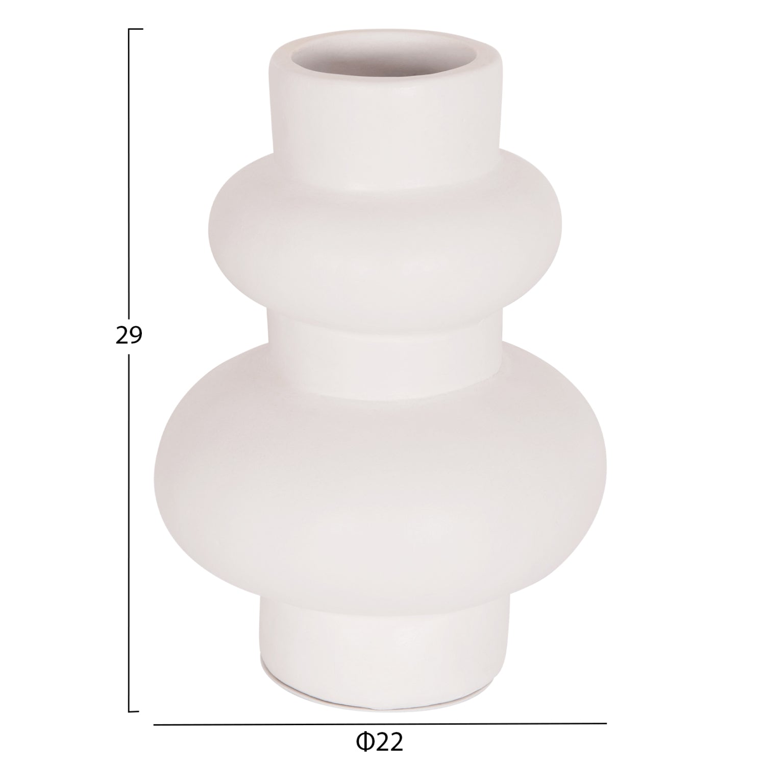 ΣΕΤ 3 ΕΠΙΤΡΑΠΕΖΙΑ ΔΙΑΚΟΣΜΗΤΙΚΑ ΒΑΖΑ LEKKAN ΗΜ21142.02 ΤΕΡΑΚΟΤΑ ΣΕ ΛΕΥΚΟ & ΜΑΥΡΟ - Pakobazaar