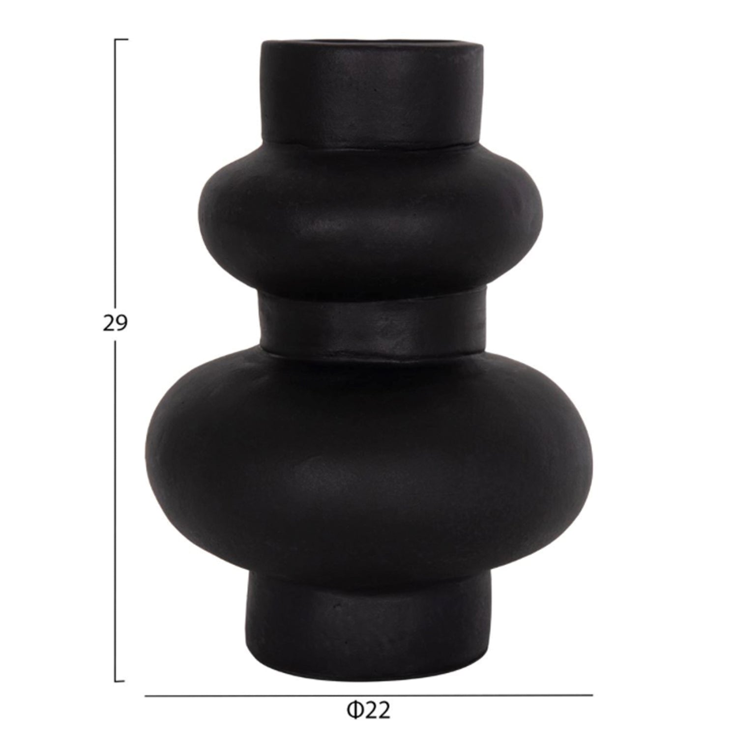 ΣΕΤ 3 ΕΠΙΤΡΑΠΕΖΙΑ ΔΙΑΚΟΣΜΗΤΙΚΑ ΒΑΖΑ LEKKAN ΗΜ21142.01 ΤΕΡΑΚΟΤΑ ΣΕ ΛΕΥΚΟ & ΜΑΥΡΟ - Pakobazaar