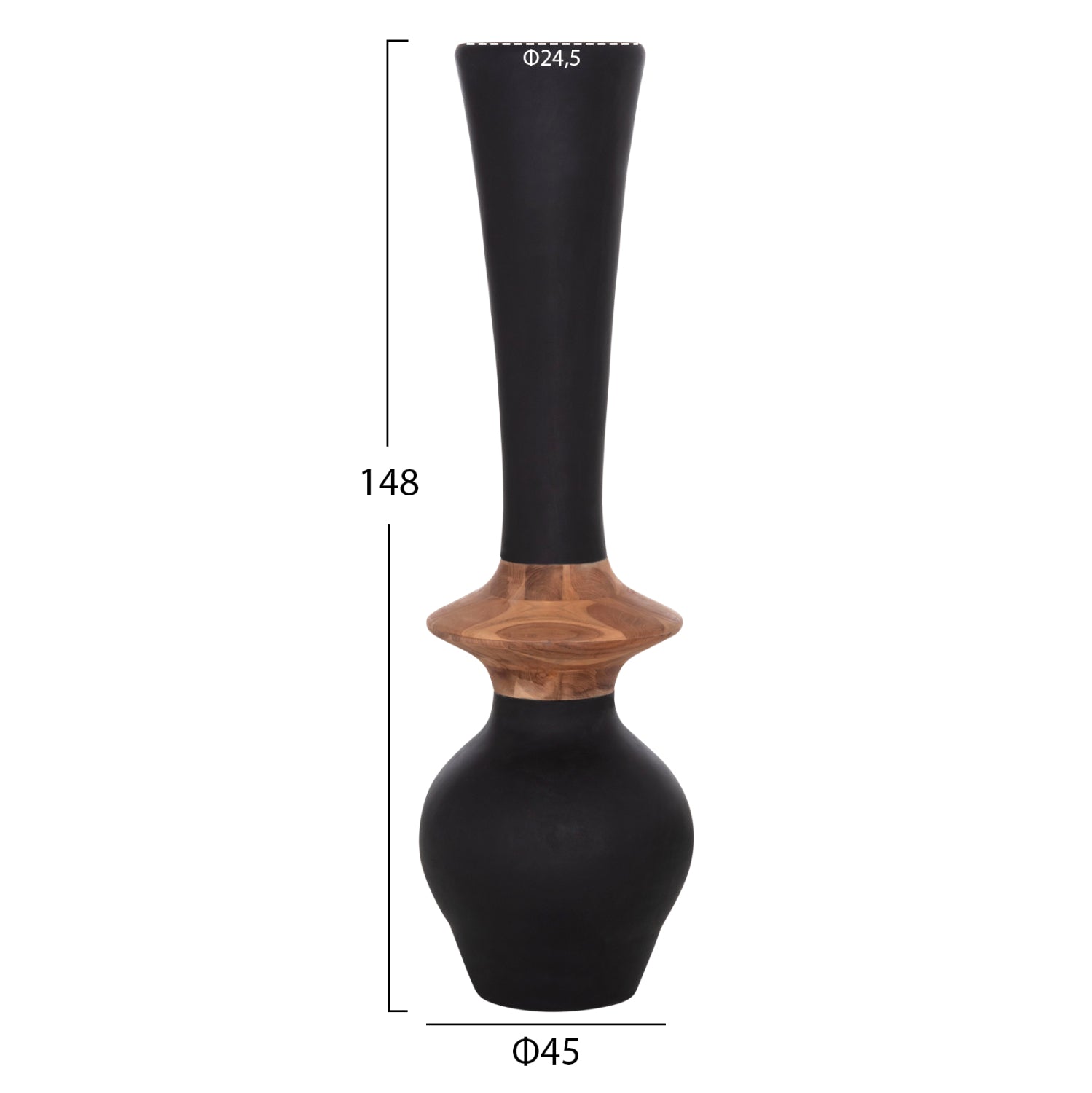 ΣΕΤ 3ΤΜΧ ΔΙΑΚΟΣΜΗΤΙΚΑ ΒΑΖΑ ΔΑΠΕΔΟΥ NEBULA HM21139.02 FIBER CEMENT-ΞΥΛΟ ΤΕΑΚ - Pakobazaar