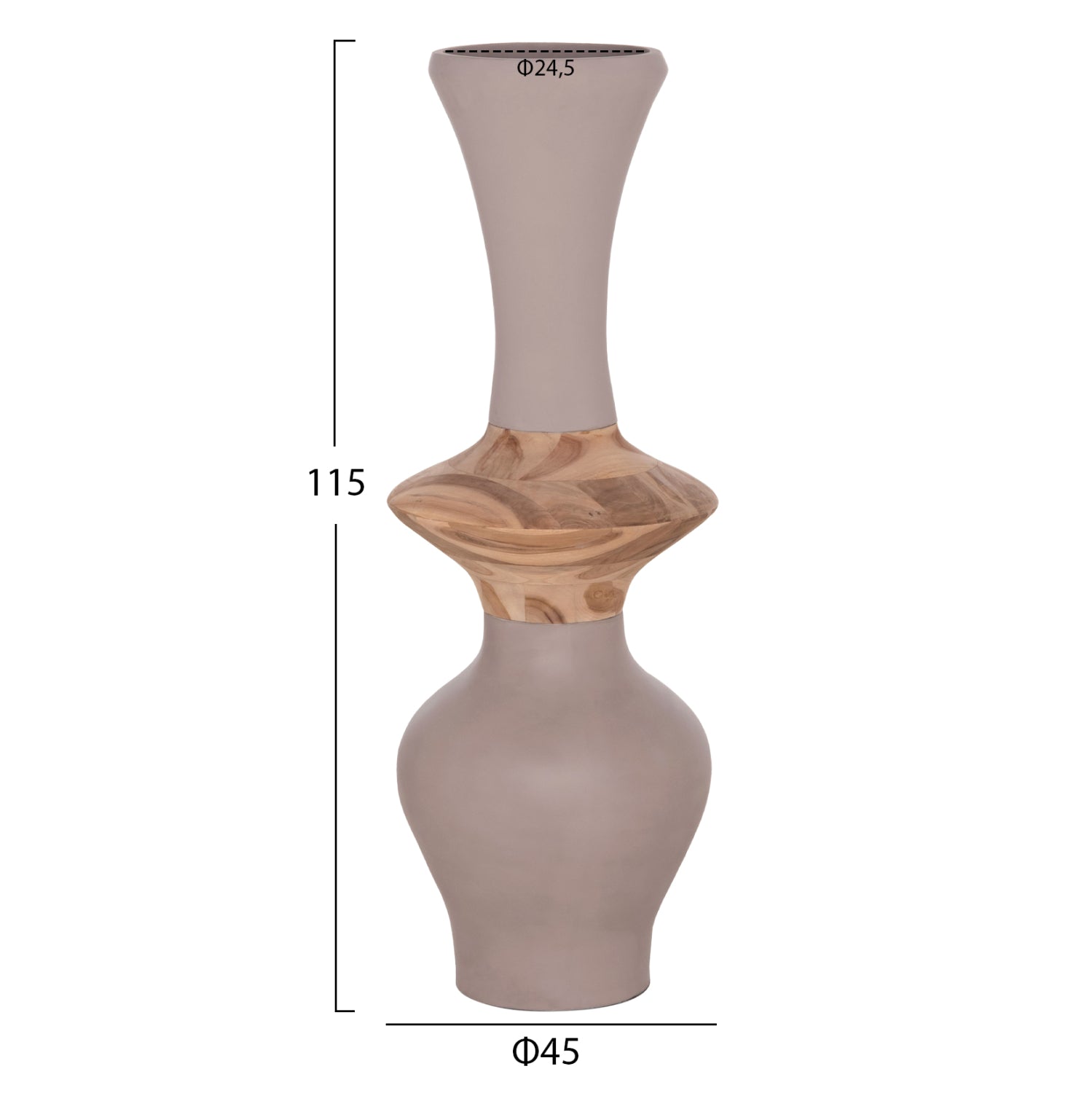 ΣΕΤ 3ΤΜΧ ΔΙΑΚΟΣΜΗΤΙΚΑ ΒΑΖΑ ΔΑΠΕΔΟΥ NEBULA HM21139.01 FIBER CEMENT-ΞΥΛΟ ΤΕΑΚ - Pakobazaar