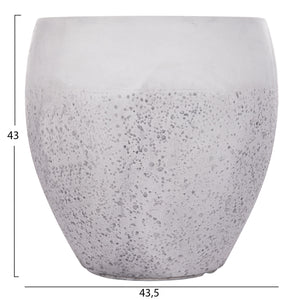 ΣΕΤ 3ΤΜΧ ΓΛΑΣΤΡΕΣ ΣΕΙΡΑ GARDENER HM4718 FIBERCLAY ΛΕΥΚΟ Φ55x54Υεκ