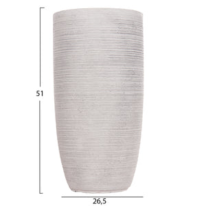 ΣΕΤ 3ΤΜΧ ΓΛΑΣΤΡΕΣ ΚΥΛΙΝΔΡΟΙ ΣΕΙΡΑ GARDENER HM4721 FIBERCLAY-ΧΡΩΜΑ CEMENT Φ42x78Υεκ