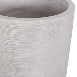 ΣΕΤ 3ΤΜΧ ΓΛΑΣΤΡΕΣ ΚΥΛΙΝΔΡΟΙ ΣΕΙΡΑ GARDENER HM4721 FIBERCLAY-ΧΡΩΜΑ CEMENT Φ42x78Υεκ
